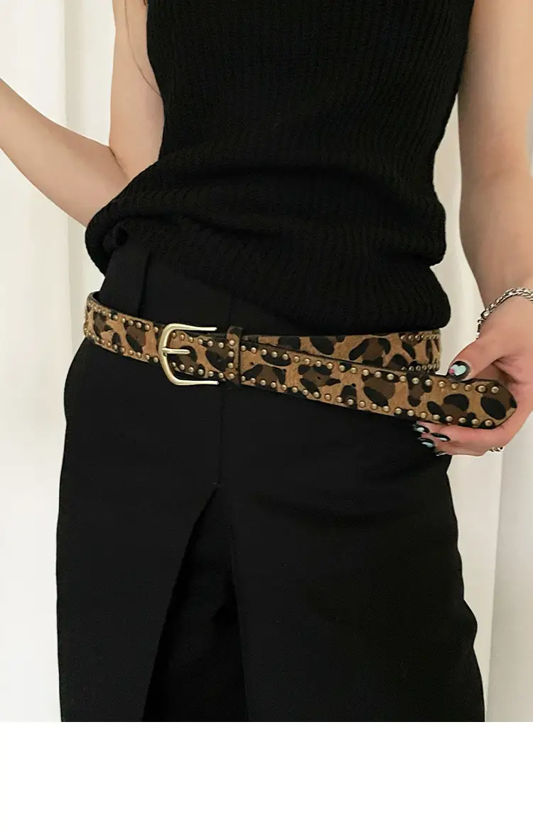 Vintage Leopard Belt for Women Trendy Dress Jeans — feature 6