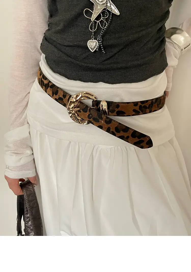 Vintage Leopard Belt for Women Trendy Dress Jeans — feature 7