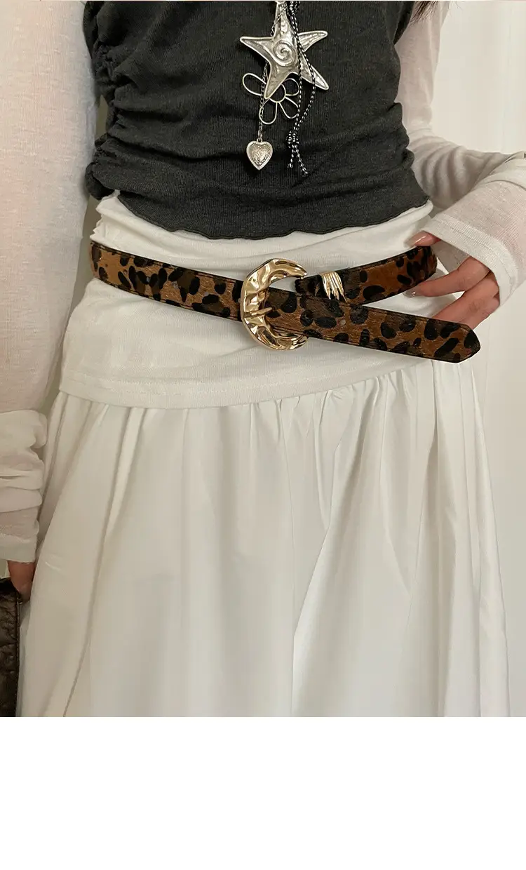 Vintage Leopard Belt for Women Trendy Dress Jeans — feature 8