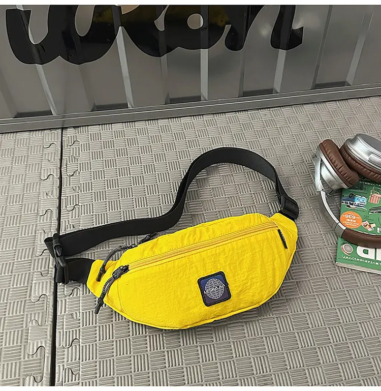 Orange Crossbody Fanny Bag for Men Women Casual Travel Mobile Bag — feature 33