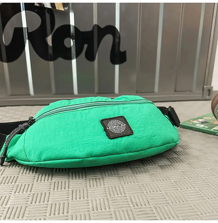 Orange Crossbody Fanny Bag for Men Women Casual Travel Mobile Bag — feature 40
