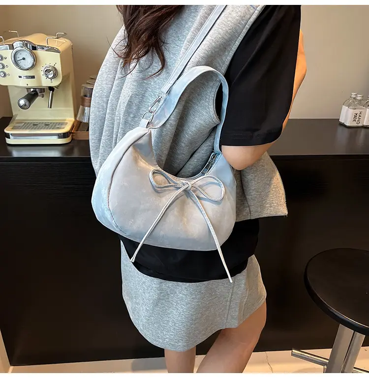 Women's Pink Bow Shoulder Crossbody Bag 2025 New Trendy — feature 16