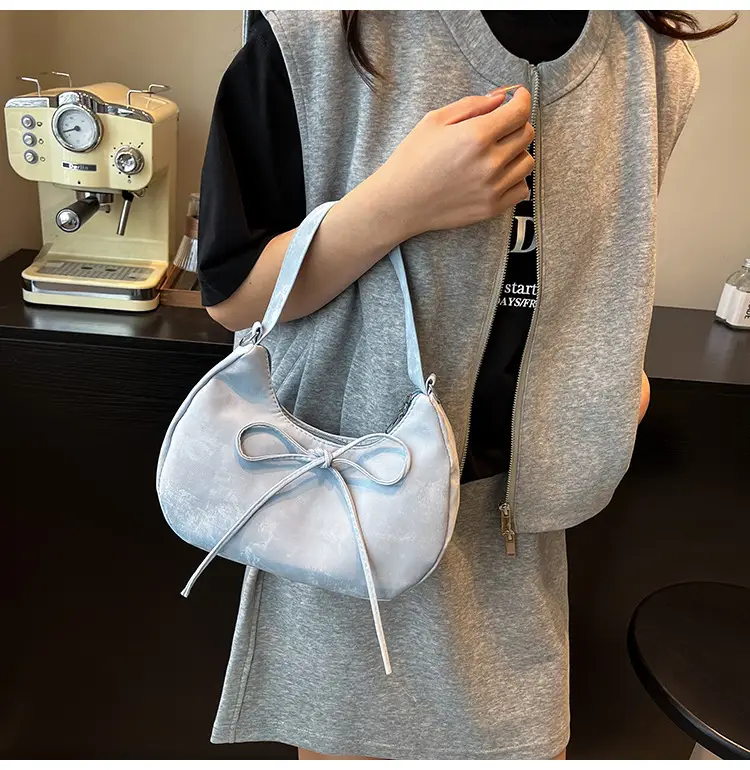 Women's Pink Bow Shoulder Crossbody Bag 2025 New Trendy — feature 18