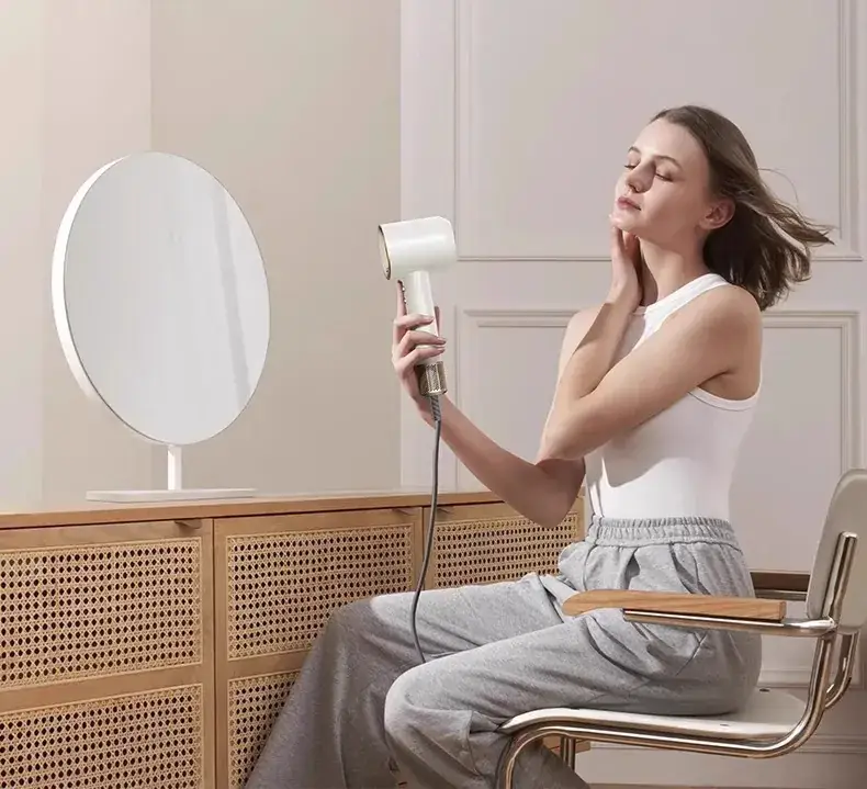 Water Pipe Hair Dryer with Constant Temp & Rose Red Design — feature 9