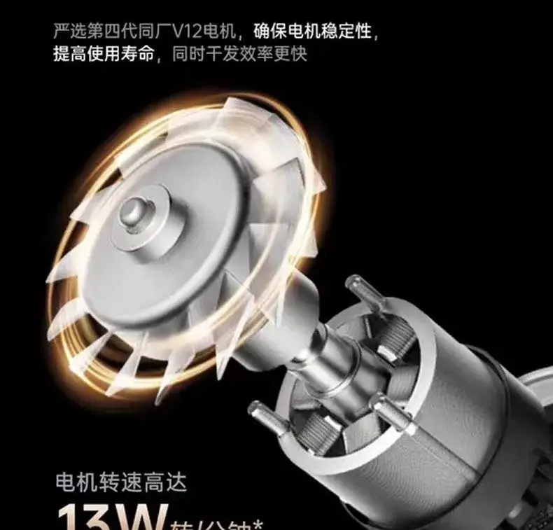 High-Speed Hair Dryer with 5 Nozzles for Fast, Silent Results — feature 13