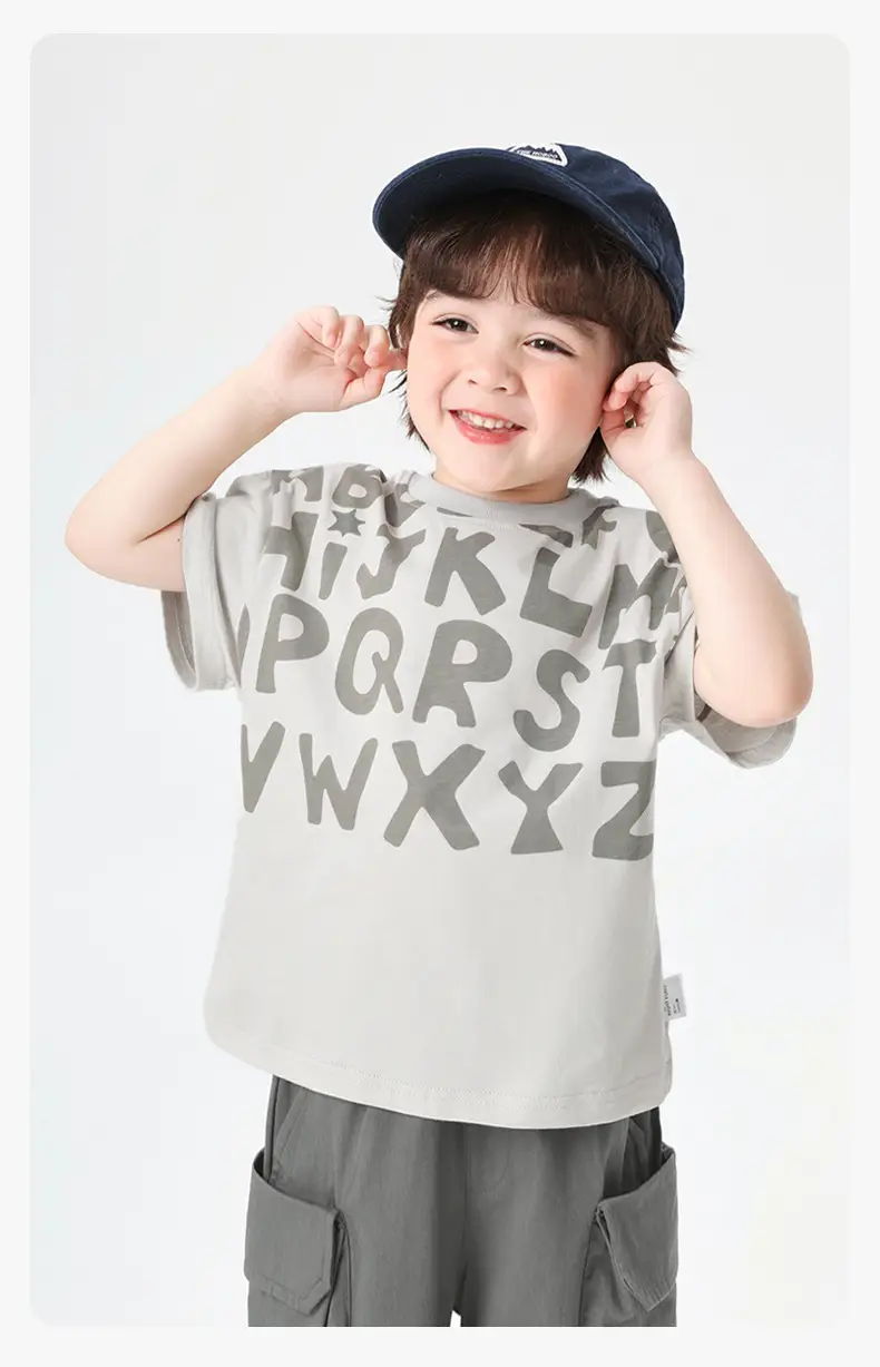 Right European Boys Cotton T-Shirt Summer New Clothes — feature 13