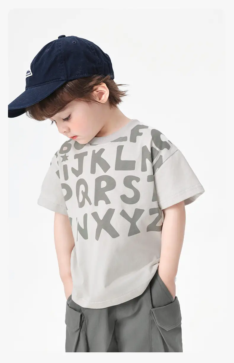Right European Boys Cotton T-Shirt Summer New Clothes — feature 14