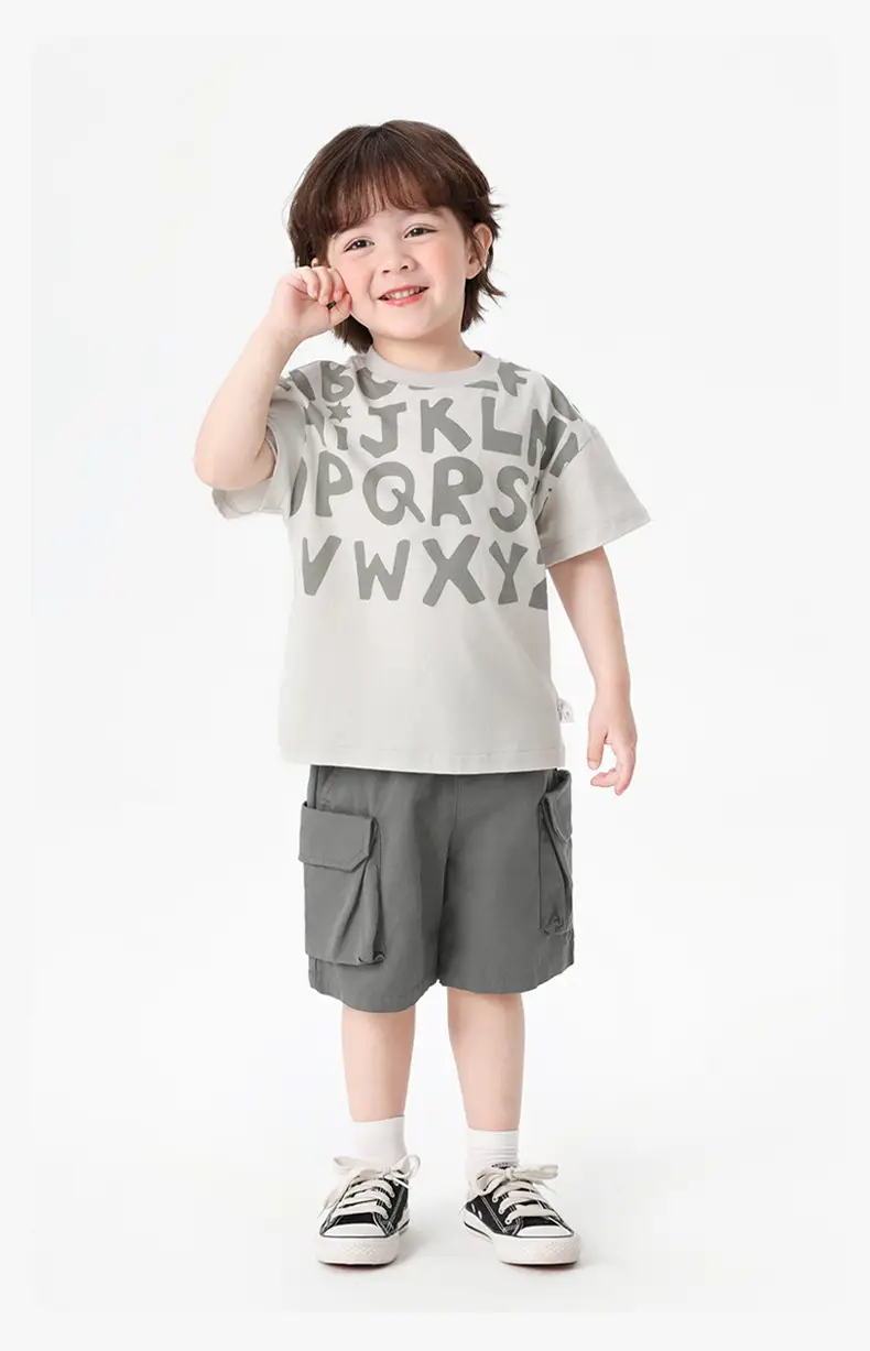 Right European Boys Cotton T-Shirt Summer New Clothes — feature 16