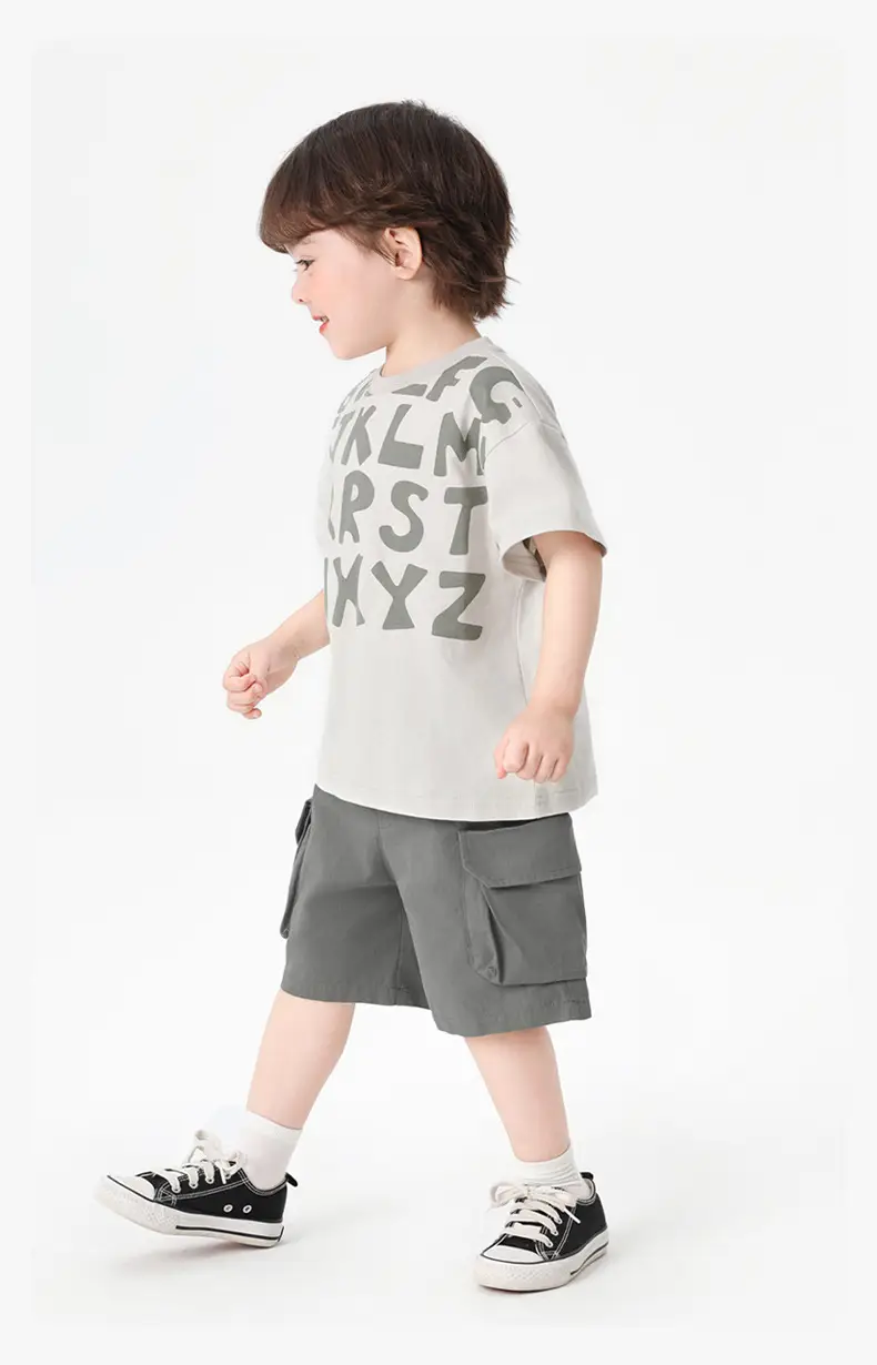 Right European Boys Cotton T-Shirt Summer New Clothes — feature 17