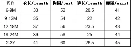 夏款同尺寸