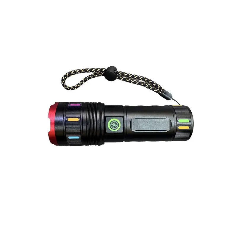 Rechargeable Zoomable Flashlight for Outdoor Hiking & Cycling