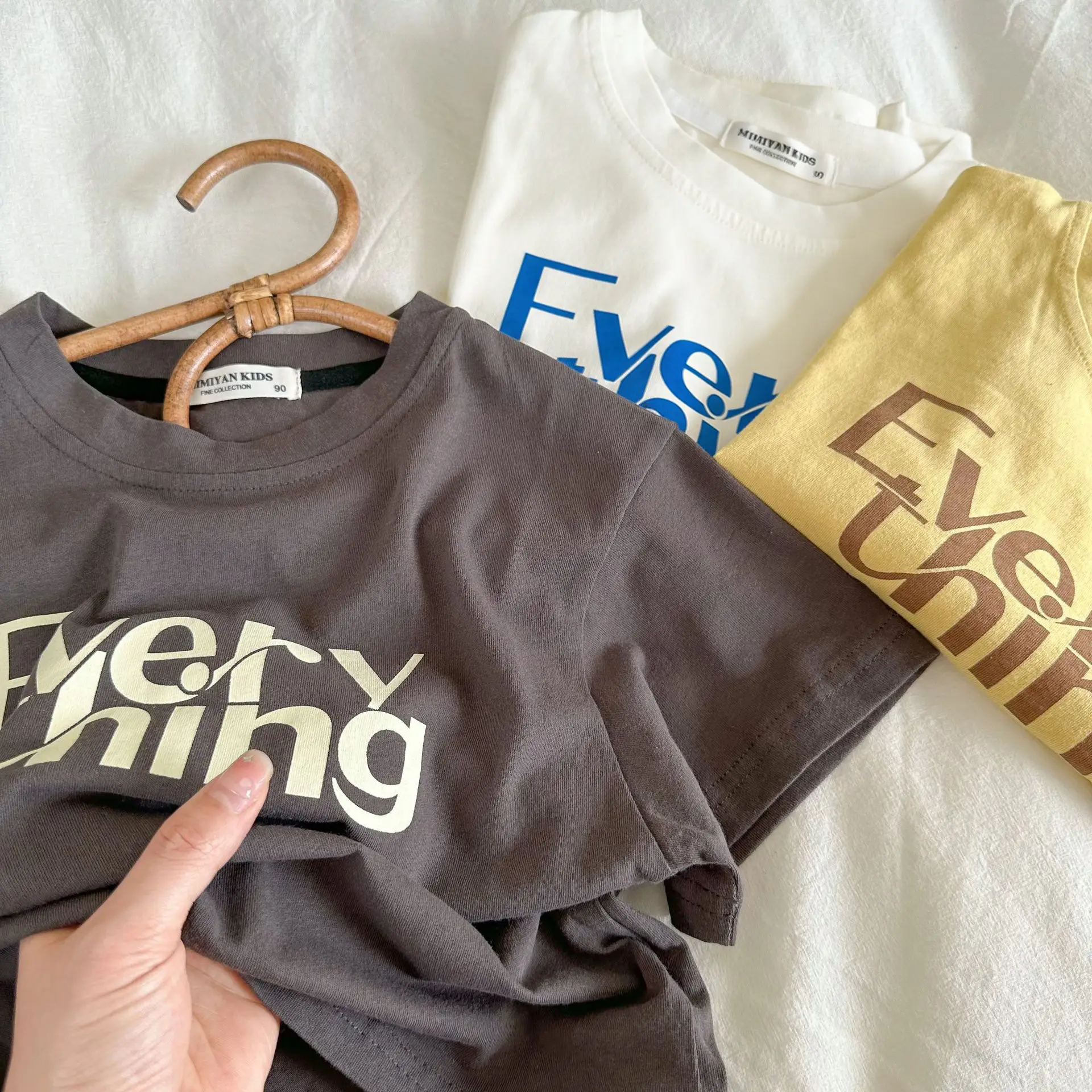 Baby Printed T-Shirt Shorts Set Summer Korean Style - Image 4