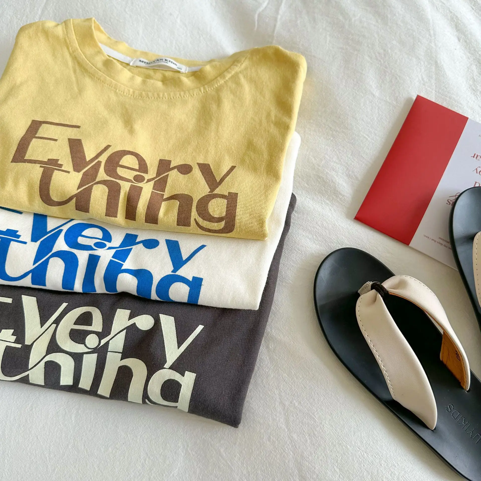 Baby Printed T-Shirt Shorts Set Summer Korean Style — feature 4