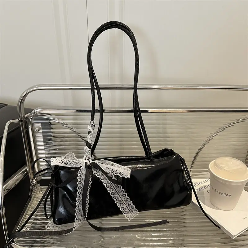 White Korean Style Shoulder Bag for Women 2025 - Image 8