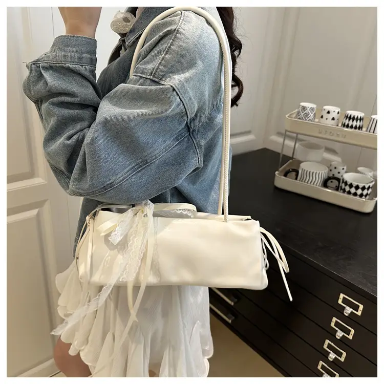 White Korean Style Shoulder Bag for Women 2025 — feature 17