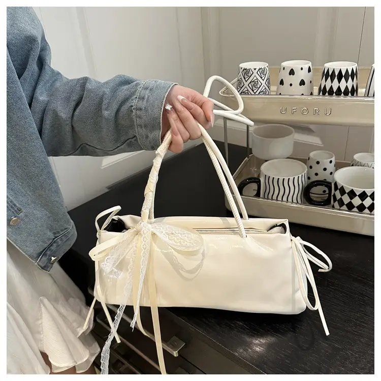 White Korean Style Shoulder Bag for Women 2025 — feature 19