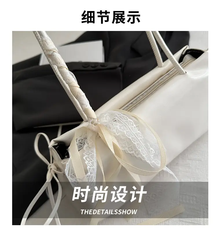 White Korean Style Shoulder Bag for Women 2025 — feature 2