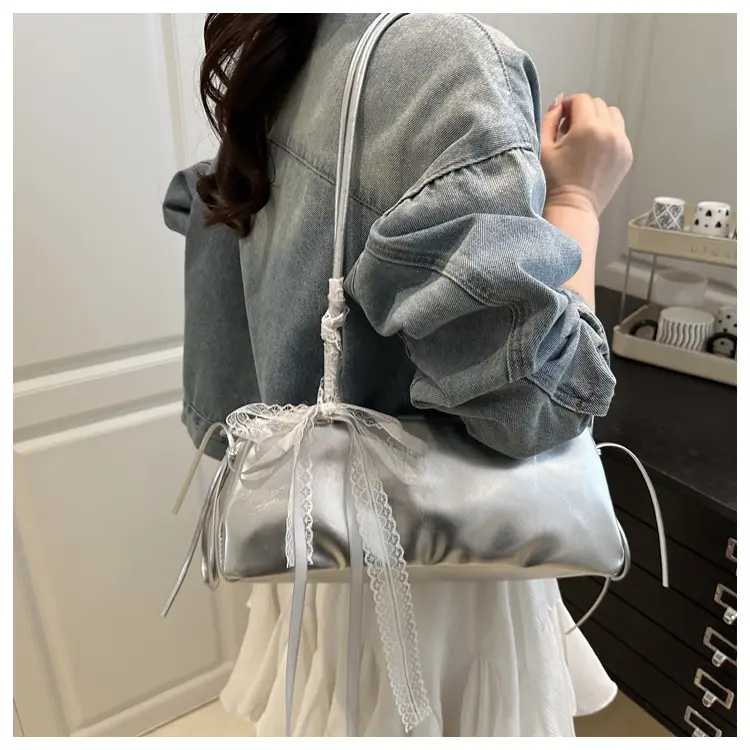 White Korean Style Shoulder Bag for Women 2025 — feature 21