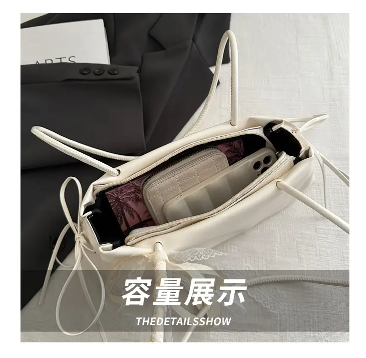 White Korean Style Shoulder Bag for Women 2025 — feature 6