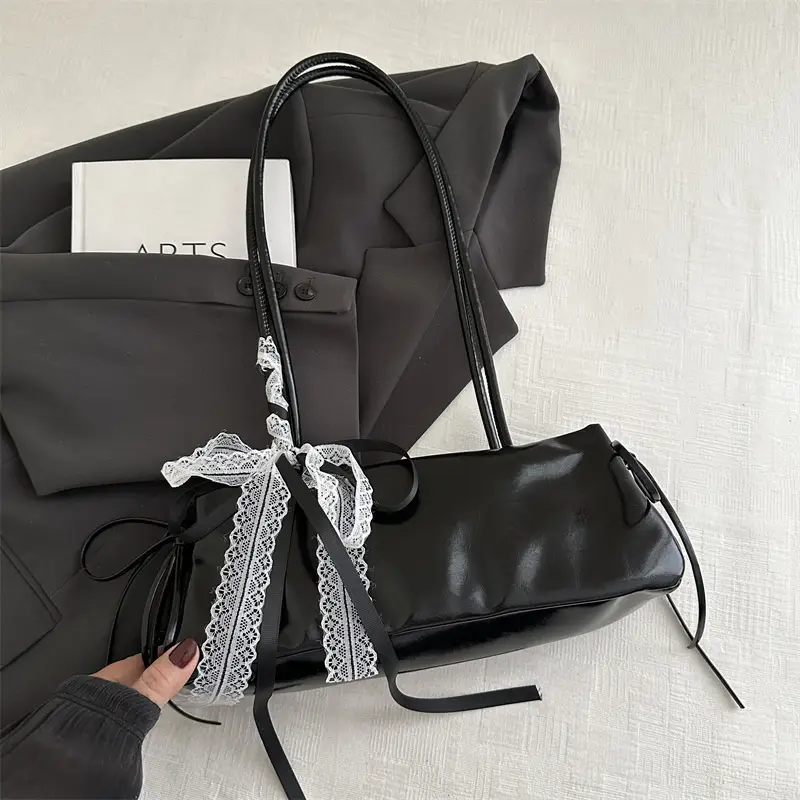 White Korean Style Shoulder Bag for Women 2025 - Image 4