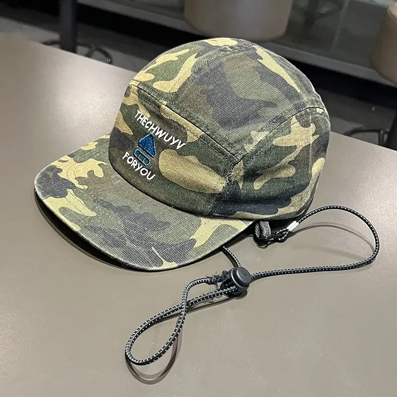 Camouflage Fishing Hat for Kids Spring Summer Camping - Image 5