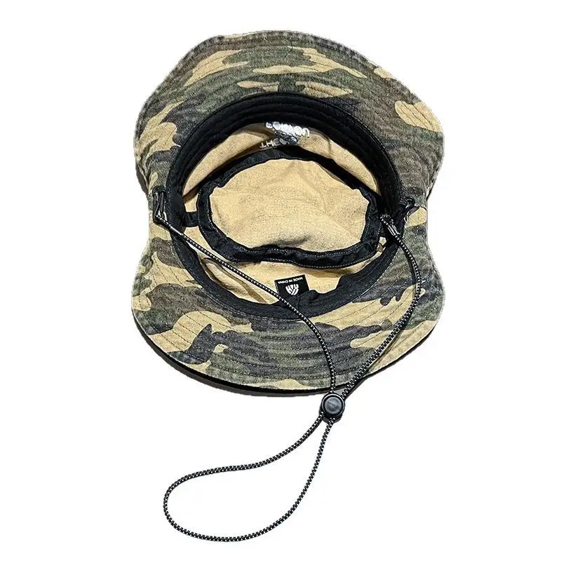 Camouflage Fishing Hat for Kids Spring Summer Camping - Image 7