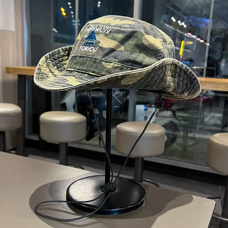 Camouflage Fishing Hat for Kids Spring Summer Camping — feature 14