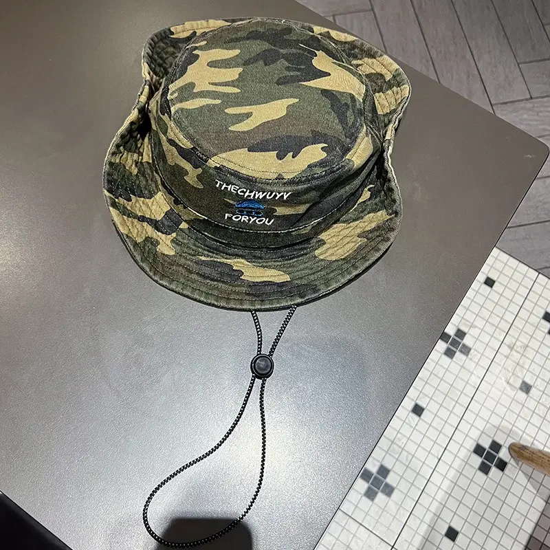 Camouflage Fishing Hat for Kids Spring Summer Camping — feature 18