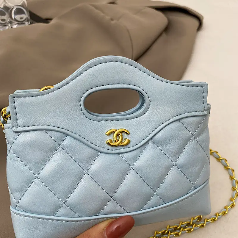 Lingge Embroidery Women's Multi Color Chain Shoulder Bag