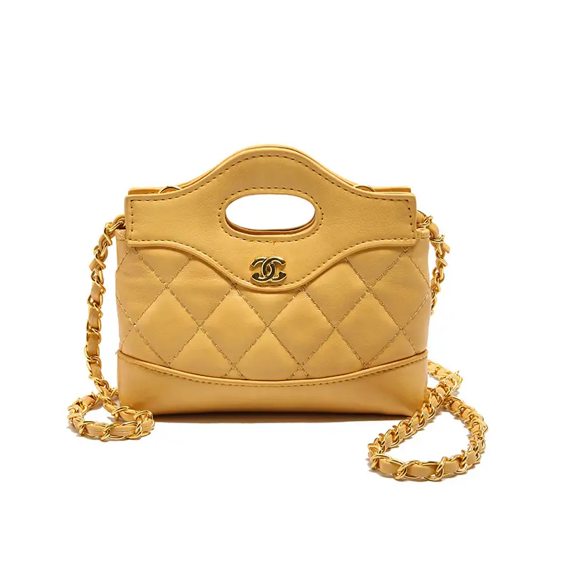 Lingge Embroidery Women's Multi Color Chain Shoulder Bag