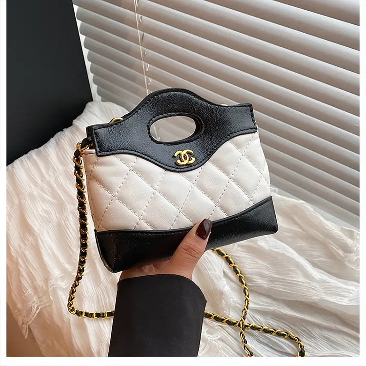 Lingge Embroidery Women's Multi Color Chain Shoulder Bag — feature 14
