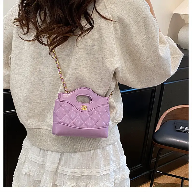 Lingge Embroidery Women's Multi Color Chain Shoulder Bag — feature 18