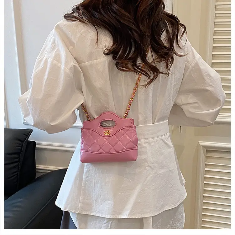 Lingge Embroidery Women's Multi Color Chain Shoulder Bag — feature 24