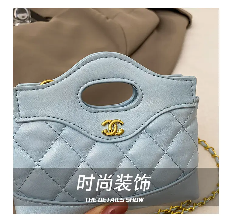 Lingge Embroidery Women's Multi Color Chain Shoulder Bag — feature 5