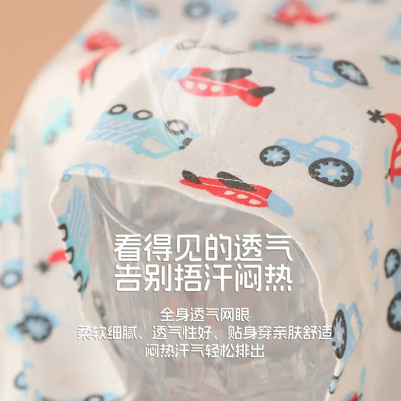 Baby T-Shirt Boys Short Sleeve Cotton Red Car Print - Image 14