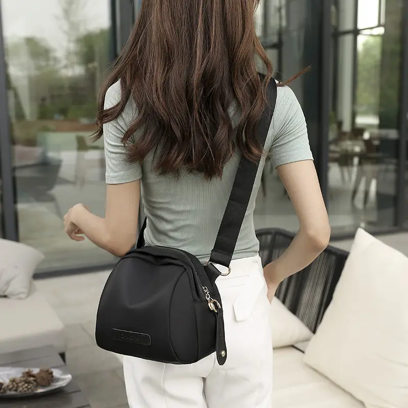 2026 Women's Canvas Crossbody Bag Black Green Brown - Image 16