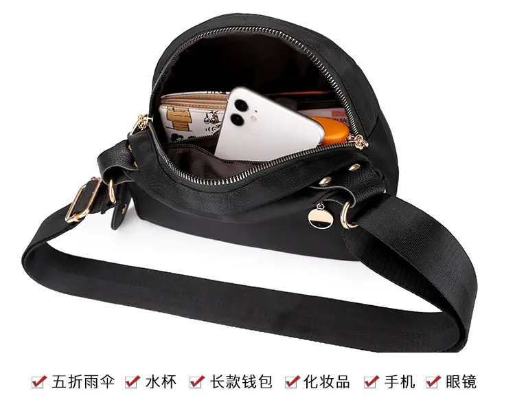 2026 Women's Canvas Crossbody Bag Black Green Brown — feature 28