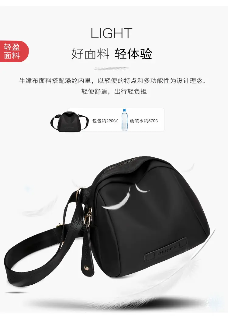 2026 Women's Canvas Crossbody Bag Black Green Brown — feature 8