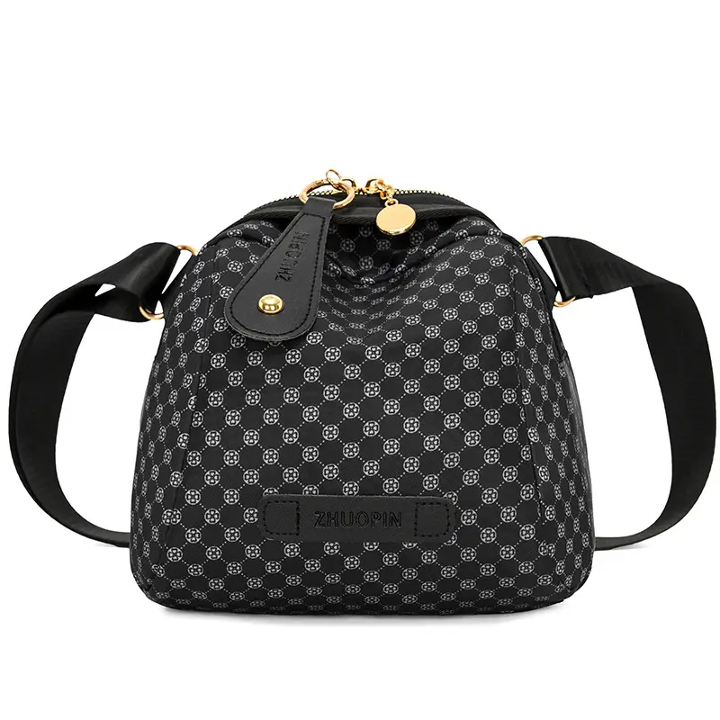 2026 Women's Canvas Crossbody Bag Black Green Brown - Image 11