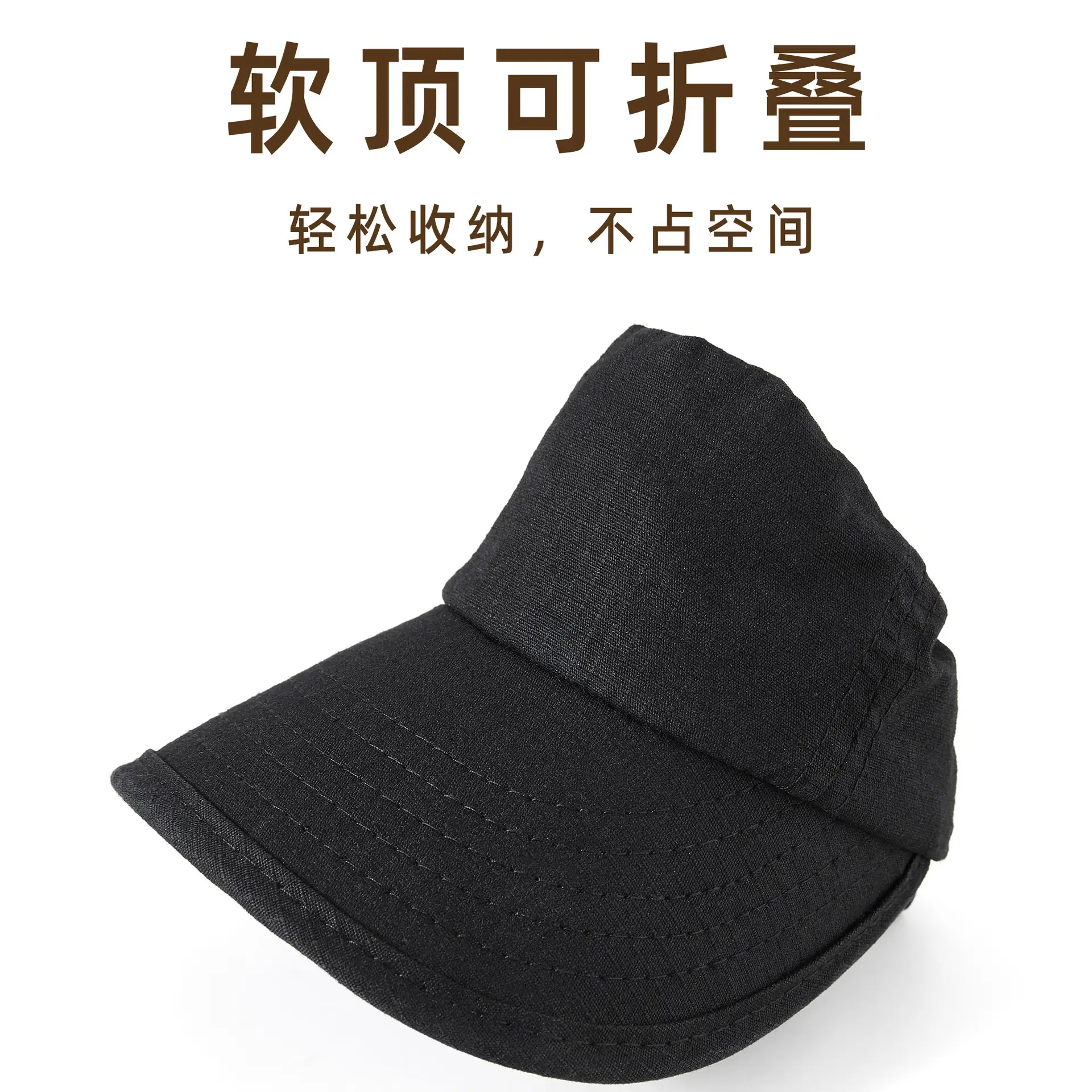 Soft Foldable Baseball Cap for Men Women Black Blue Green - Image 7