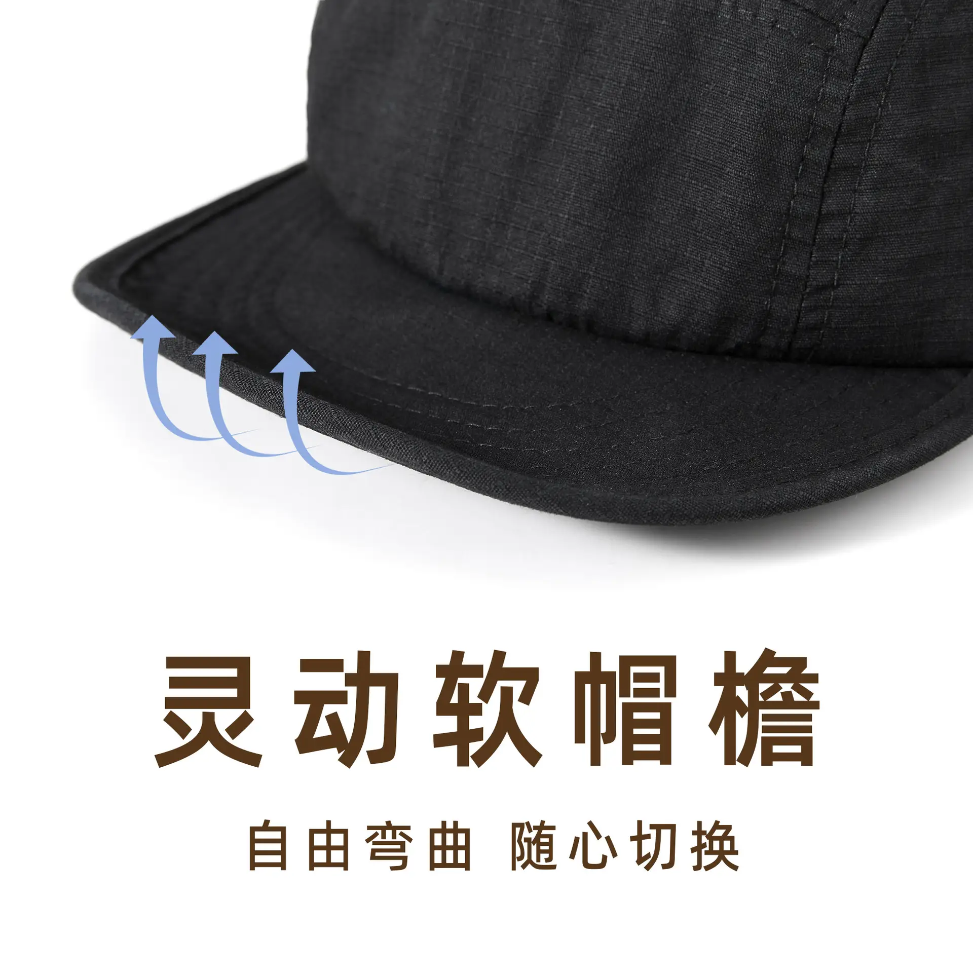 Soft Foldable Baseball Cap for Men Women Black Blue Green - Image 8