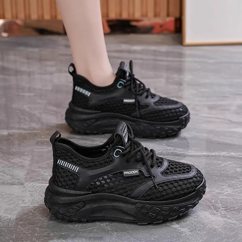 Women Mesh Breathable Running Shoes White 2025 — feature 6