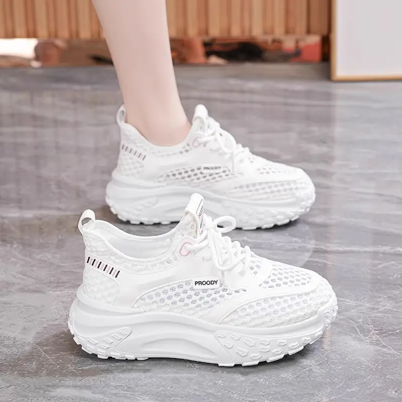 Women Mesh Breathable Running Shoes White 2025 — feature 7