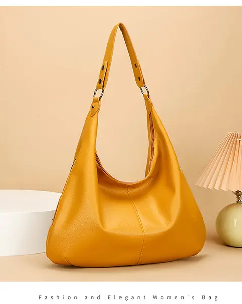 Large Capacity Leather Tote Bag for Women European American Retro Design — feature 14