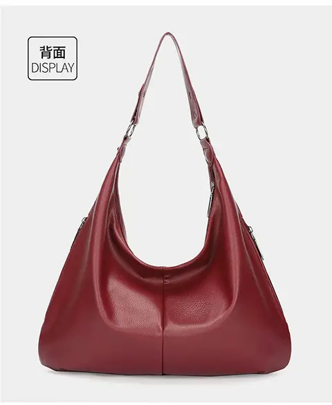 Large Capacity Leather Tote Bag for Women European American Retro Design — feature 20