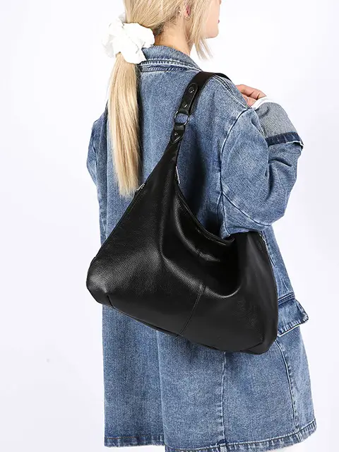 Large Capacity Leather Tote Bag for Women European American Retro Design — feature 27