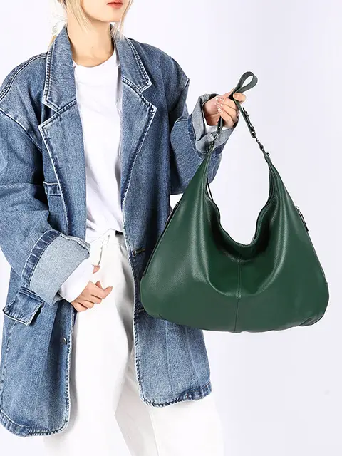 Large Capacity Leather Tote Bag for Women European American Retro Design — feature 40