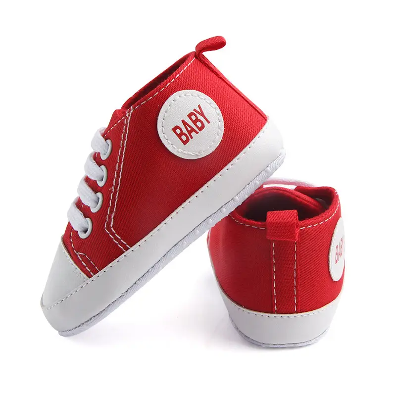 Baby Toddler Shoes Navy Blue Soft Soled Canvas