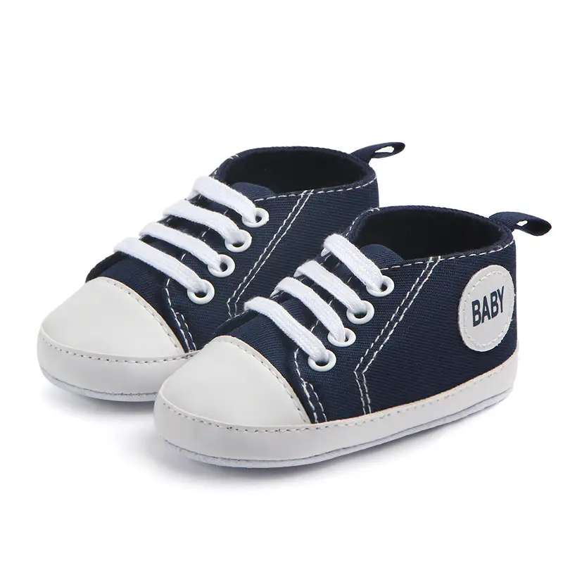Baby Toddler Shoes Navy Blue Soft Soled Canvas — feature 14