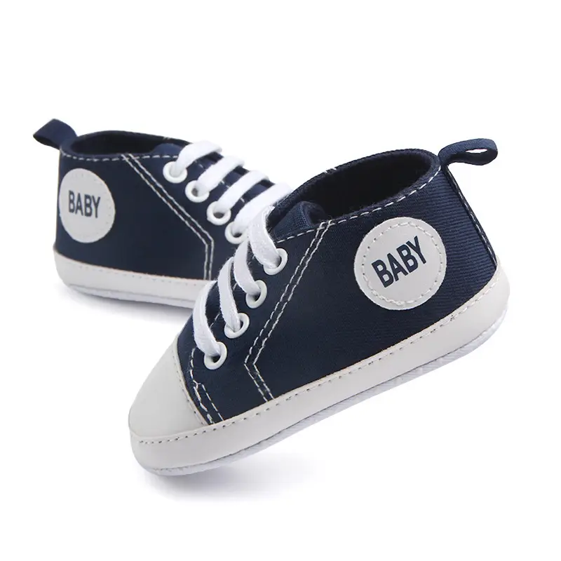 Baby Toddler Shoes Navy Blue Soft Soled Canvas — feature 15